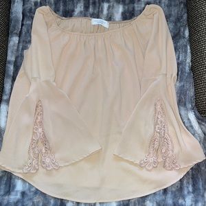 Annabelle the Collection Lace Detail Off the Shoulder Top